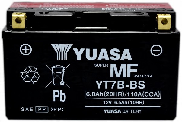 

Yuasa YT7B-BS 6.8Ah Yfz Ttr