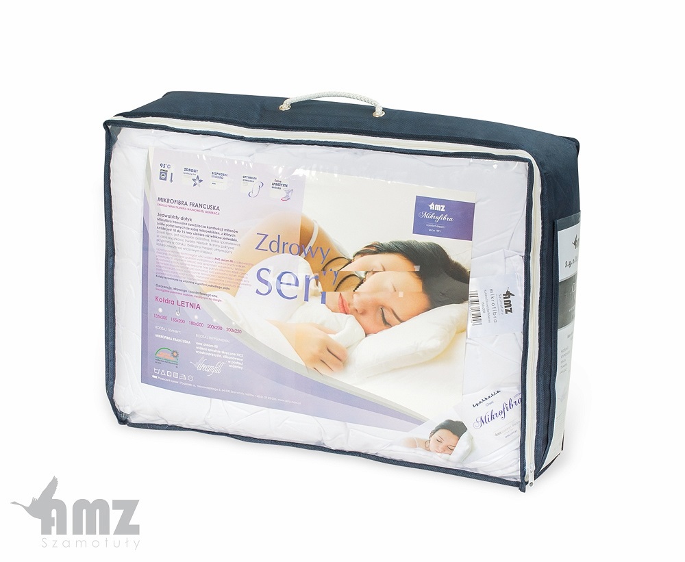 KOŁDRA LETNIA ANTYALERGICZNA 155x200 160x200 AMZ Marka AMZ