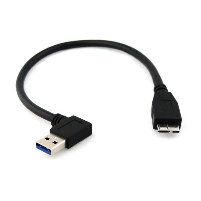 

Kabel Kątowy Usb 3.0 - Usb Micro 3.0 Typ B Lewy
