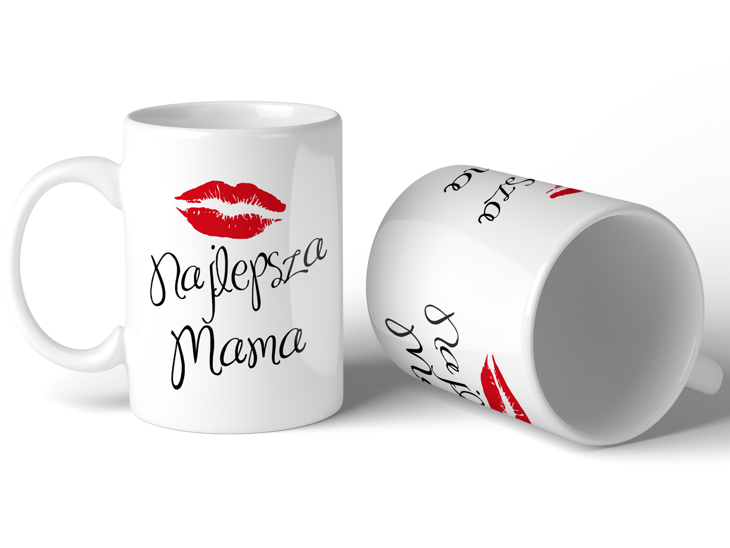 

Kubek Z Nadrukiem Najlepsza Mama Wzory 330ml