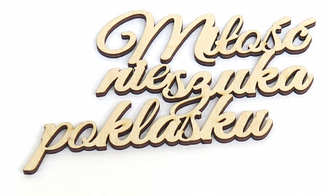 

Dekor Decoupage Jeden Wers Hymnu o Miłości DV13