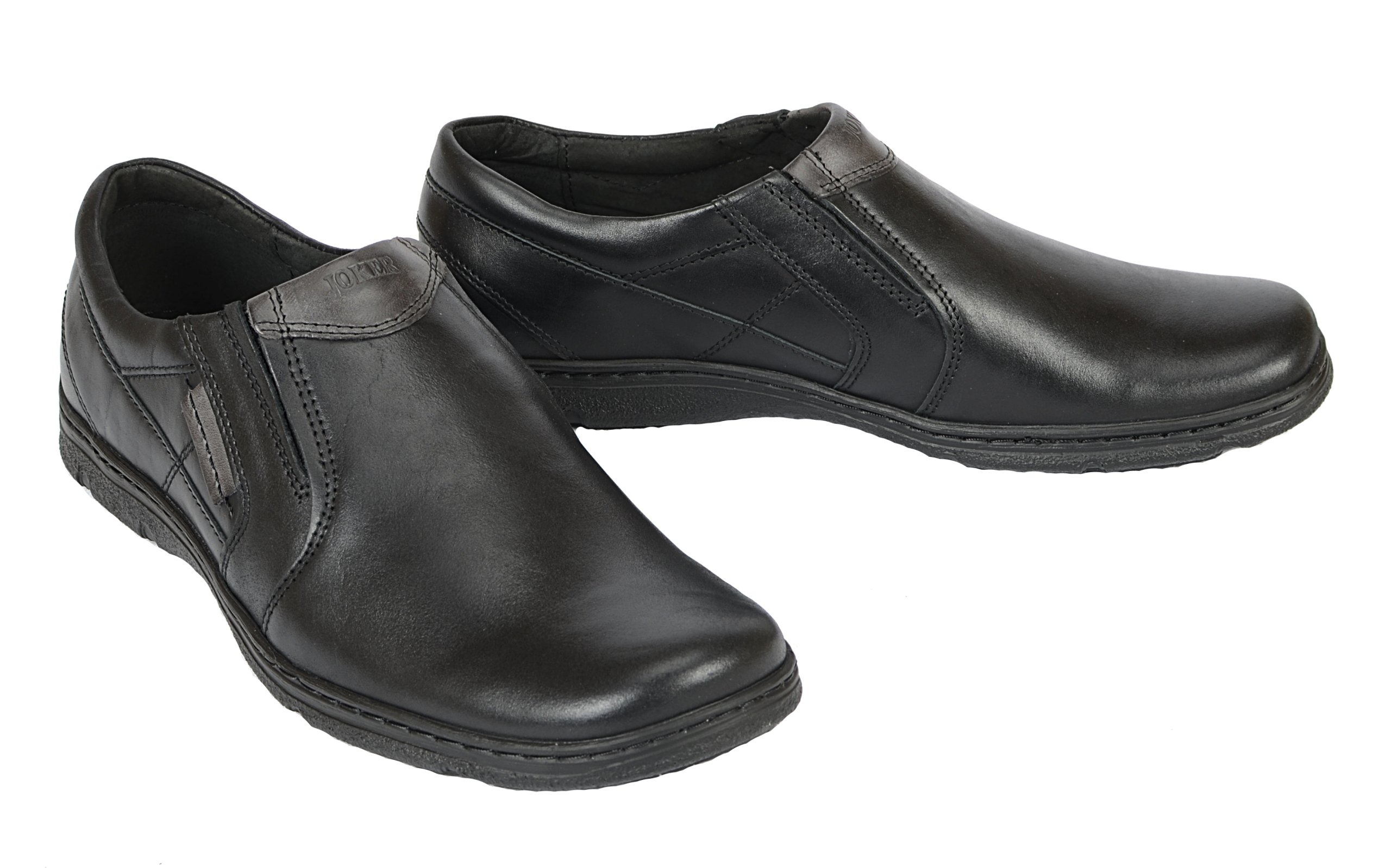 BUTY MĘSKIE MOKASYNY SKÓRA 523 CZARNE JOKER 43 Płeć Produkt męski