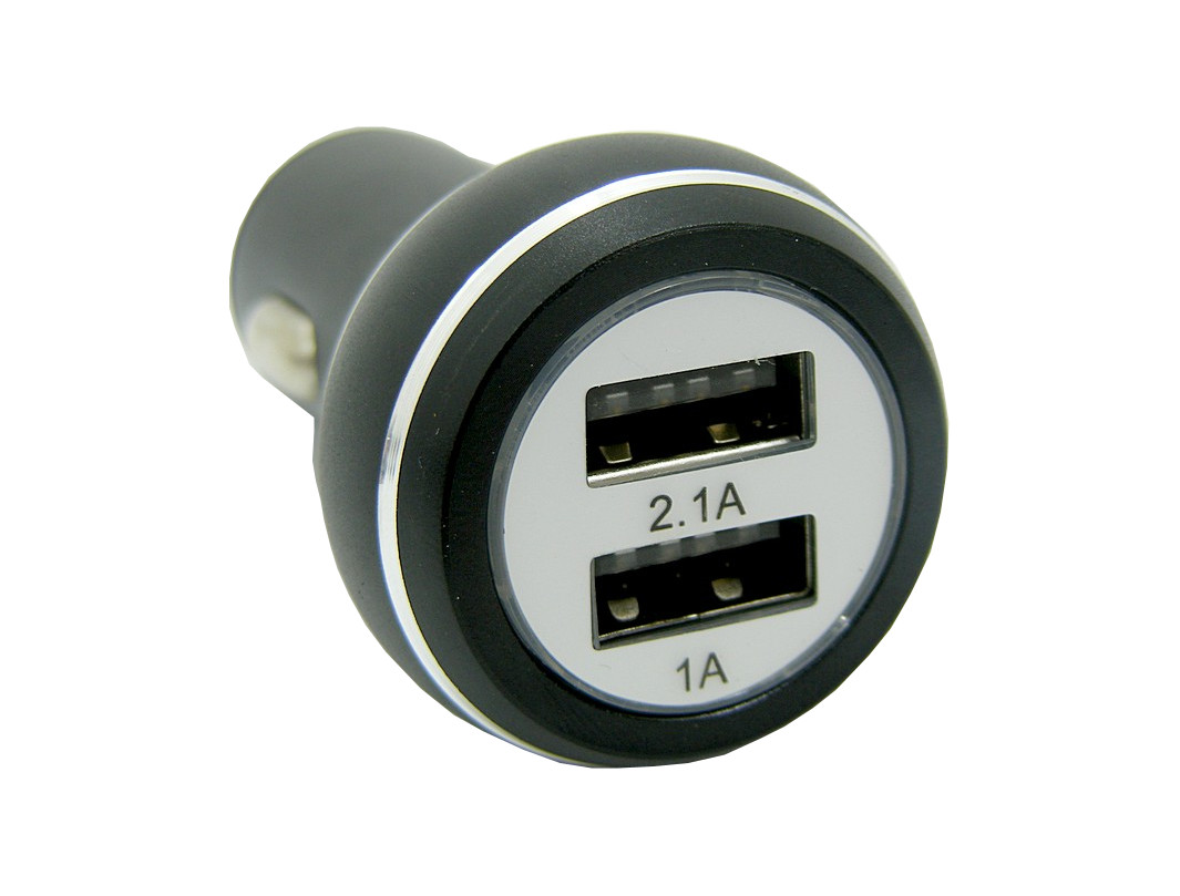

Ładowarka samochodowa Alu Usb 2w1 3,1A
