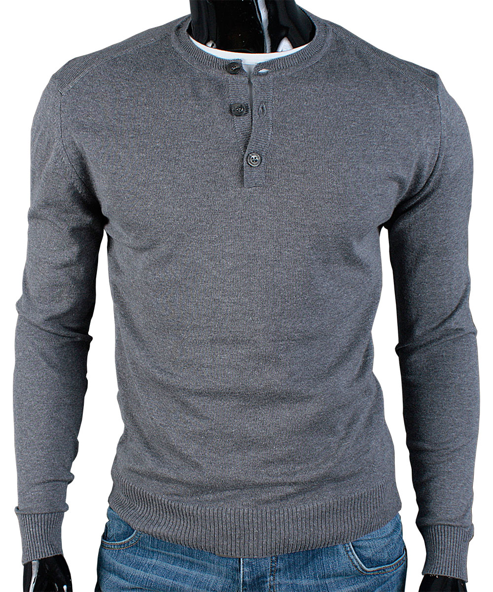 

Sweter Męski Bawełna CD03 Szary__M_PRODUKT_PL