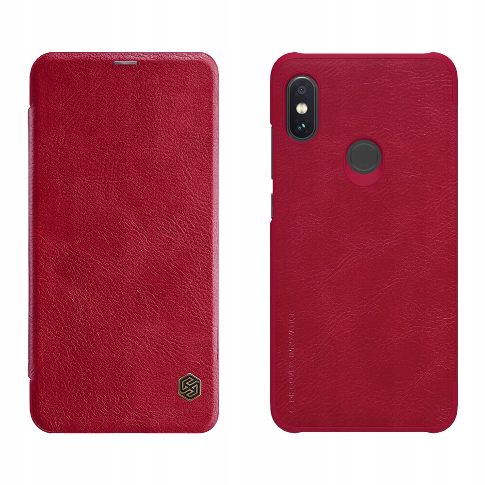 

Nillkin Qin skóra Xiaomi Redmi Note 6 Pro Czerwone