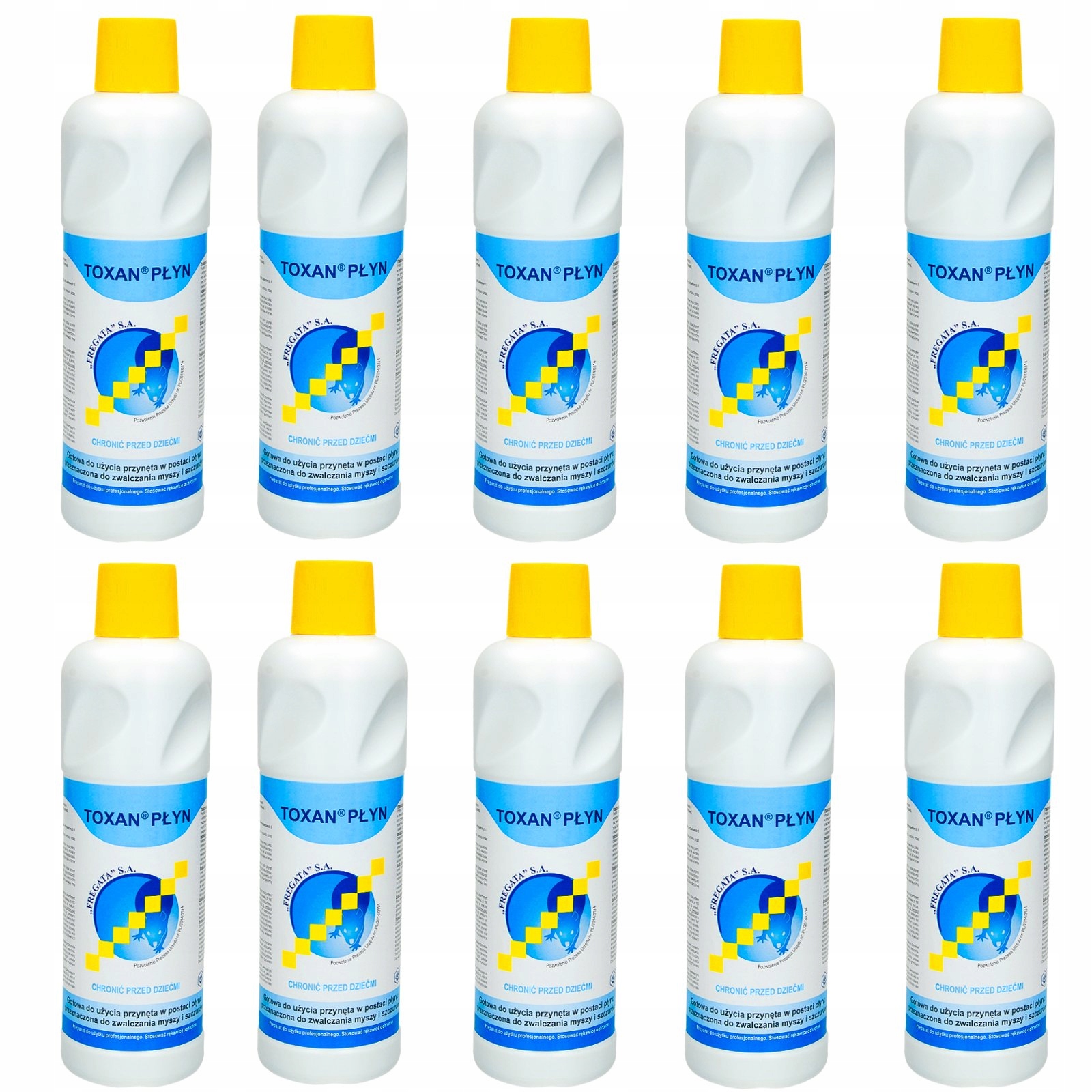 

Trutka Płyn Na Myszy Szczury Toxan 1L X 10 Sztuk
