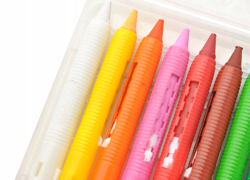 Pahljačaste barvice za otroke 12 barv Teža izdelka z embalažo 0,15 kg