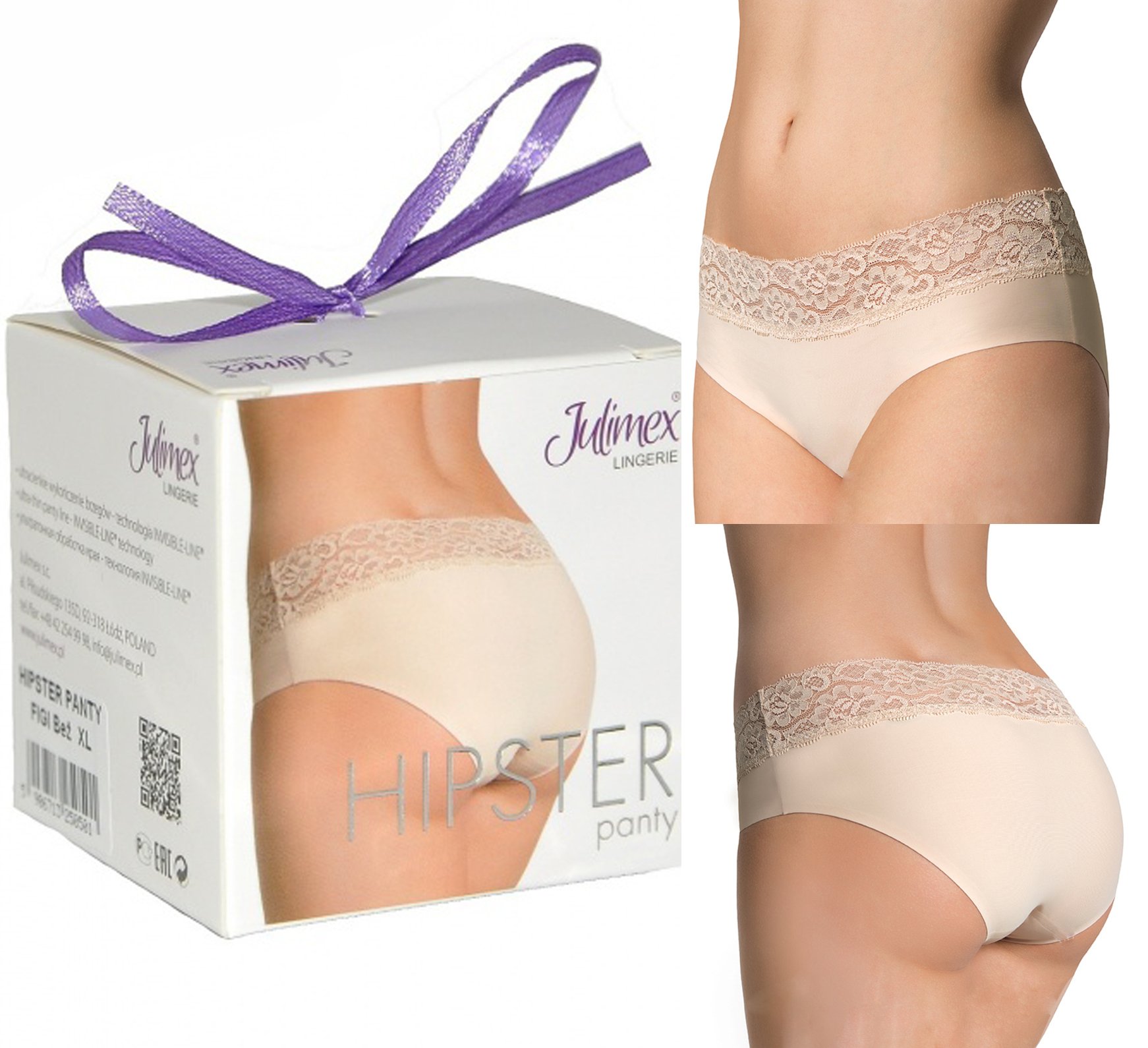 

julimex Hipster panty Figi bezszwowe Kolory # S