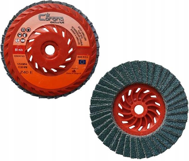 C4635 10X TARCZA LISTKOWA 125 GWINT M14 GR 80 TURB