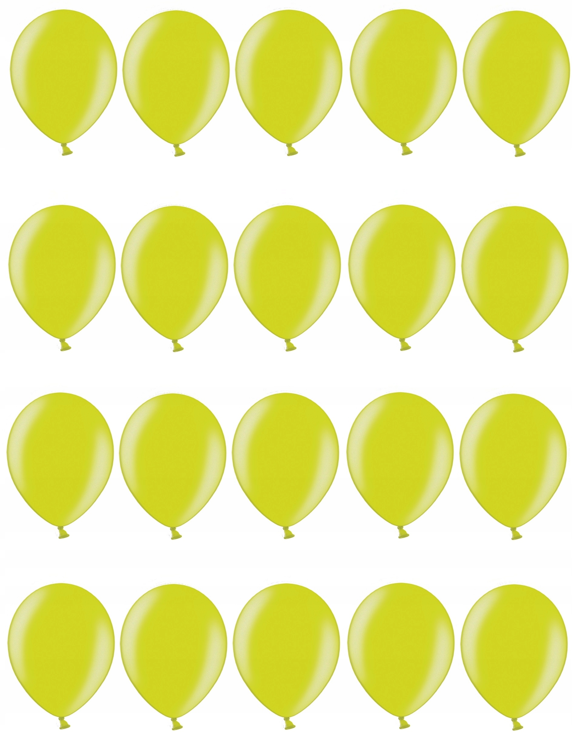 

Balony Apple Green 25cm Metaliczne 20szt na ślub
