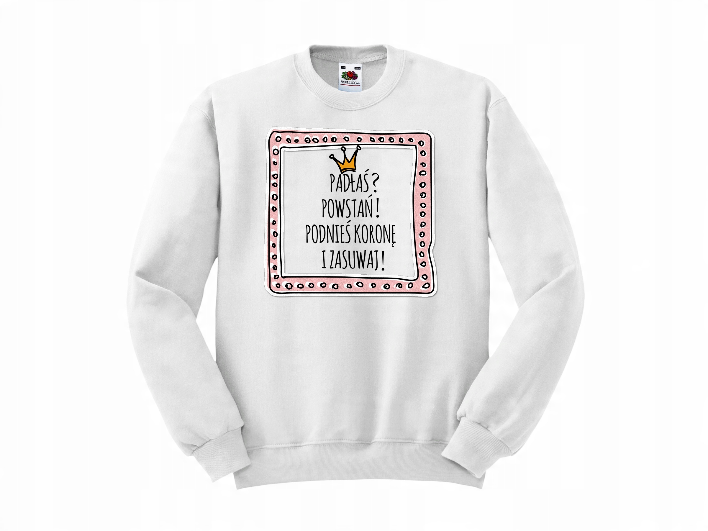 

Bluza Damska Z Nadrukiem Padłaś Powstań