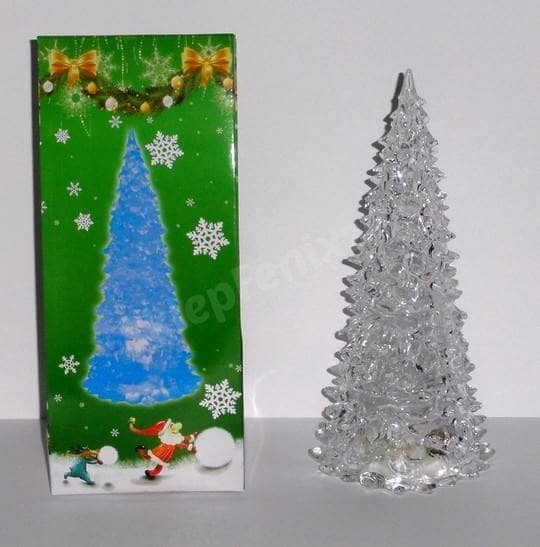 ŚWIECĄCA CHOINKA LED OZDOBA ŚWIĄTECZNA 12cm (5087) Marka inna