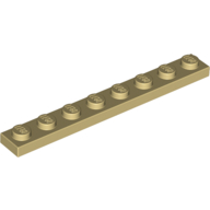 

Lego płytka 1x8 piaskowy 4114324 3460
