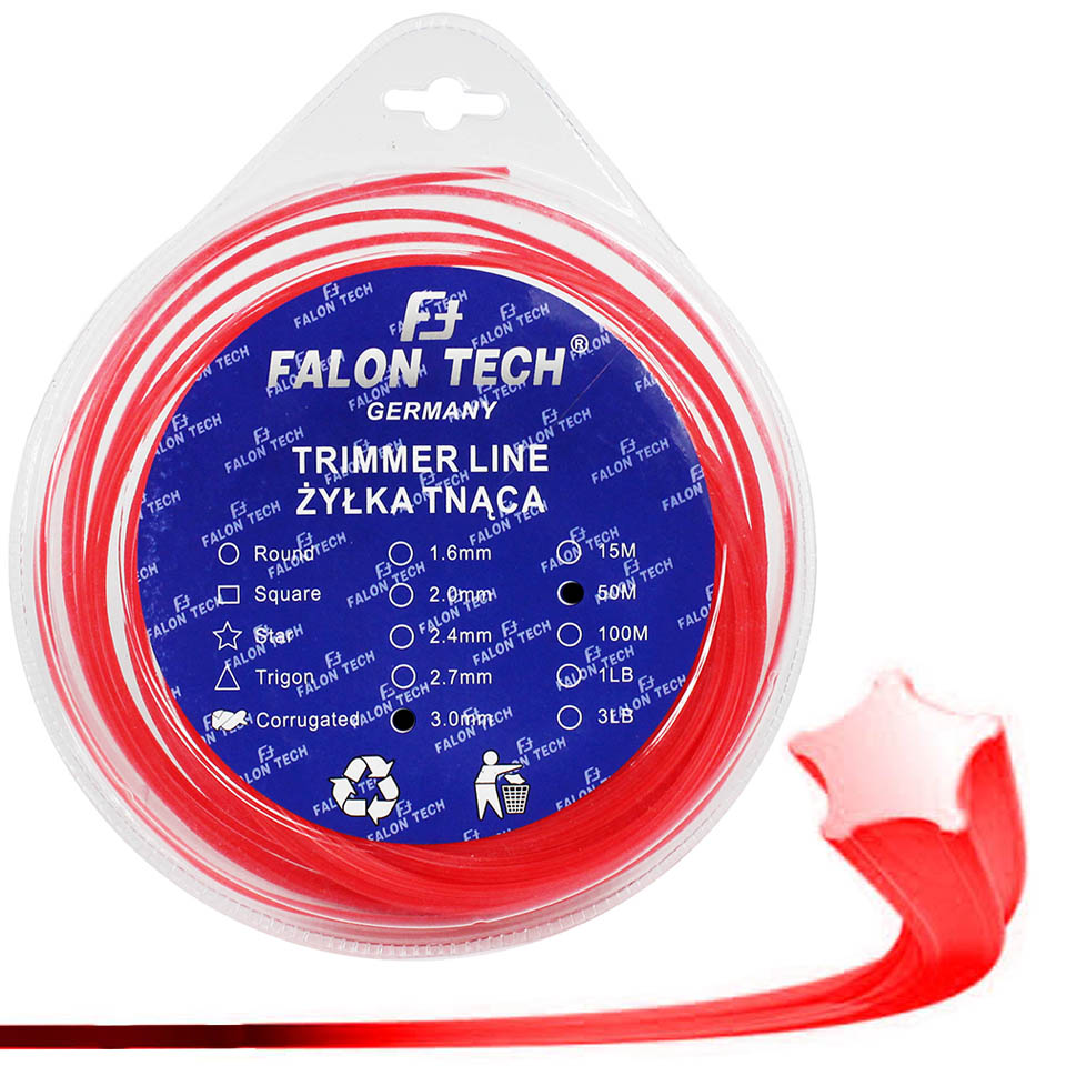 

Żyłka Tnąca Do Kosy Gwiazdka 3,0 mm X 50 m