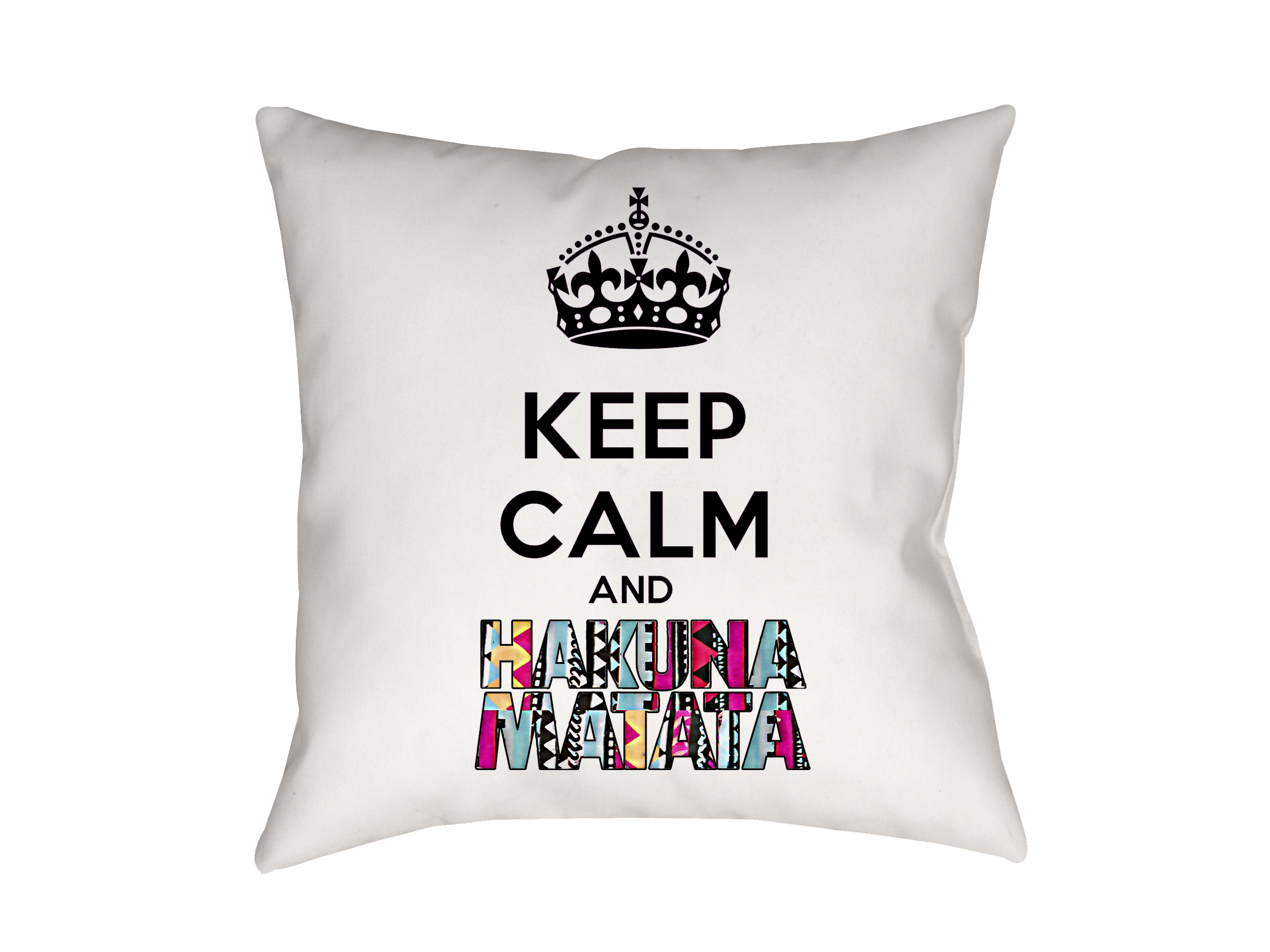 

Poduszka Keep Calm And Hakuna Matata Śmieszne Wzor