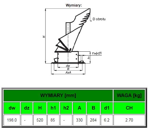 Nasada kominowa Rotowent - DRAGON fi200 DARCO Marka Darco