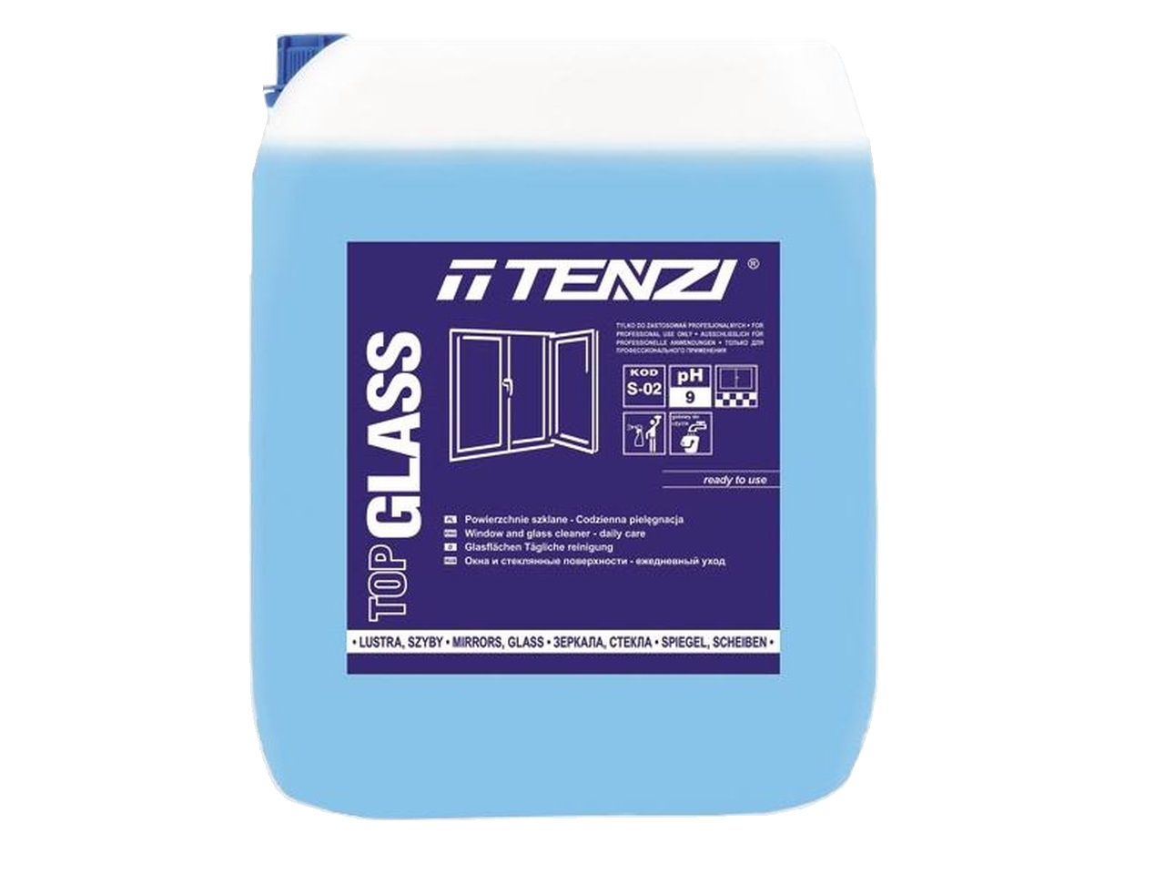 

Tenzi Top Glass 10L Płyn Do Szyb Nie Zostawia Smug