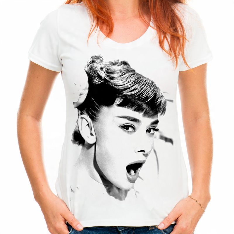 

Koszulka z Audrey Hepburn na prezent dla żony XL