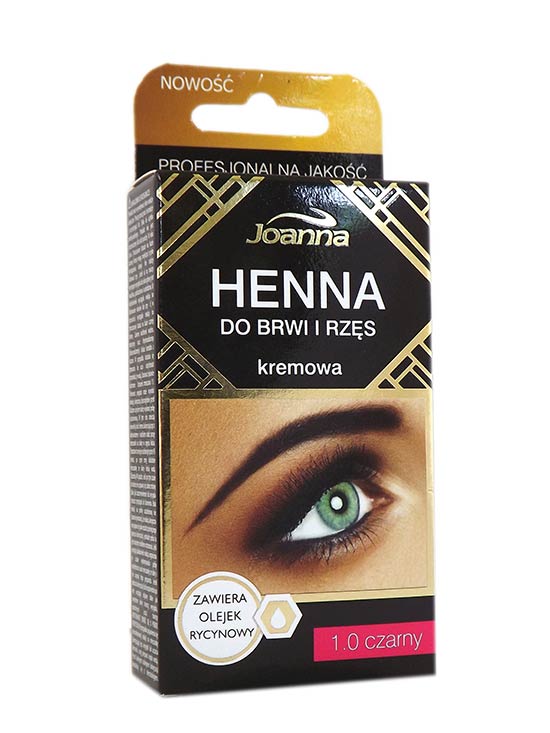 

Joanna Kremowa Henna Do Brwi i Rzęs 1.0 Czarna