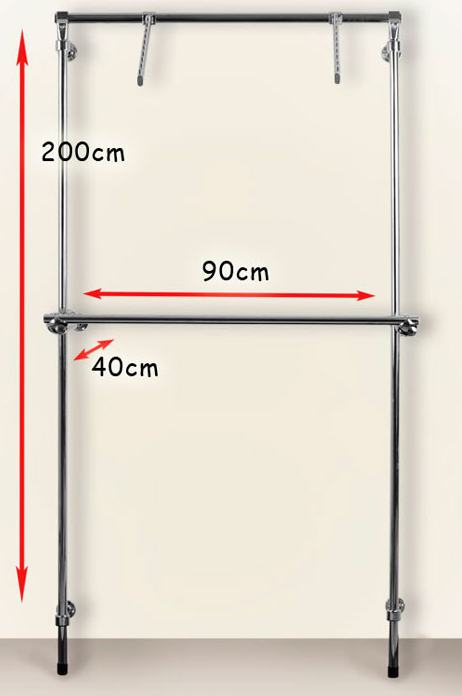 REGAŁ RURA OWAL 0,9x2m NA ODZIEŻ NOWOŚĆ UBRANIA c1 Typ inny