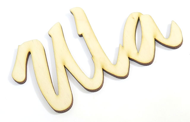 DECOUPAGE IMIĘ WYRAZ NAPIS LICZBA WYS. 8cm DV Marka bez marki