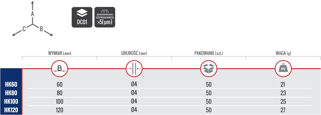 2x HAK OKIENNY HACZYK DO OKNA Z OCZKIEM 60mm HK60 Rodzaj blokady klamka na klucz