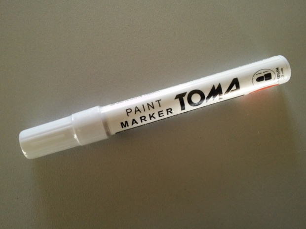Marker olejny olejowy gruby 2,5 mm Toma biały Marka Toma