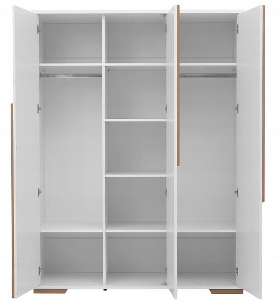 Pinio Snap szafa 3 drzwiowa pojemna biała Marka Pinio