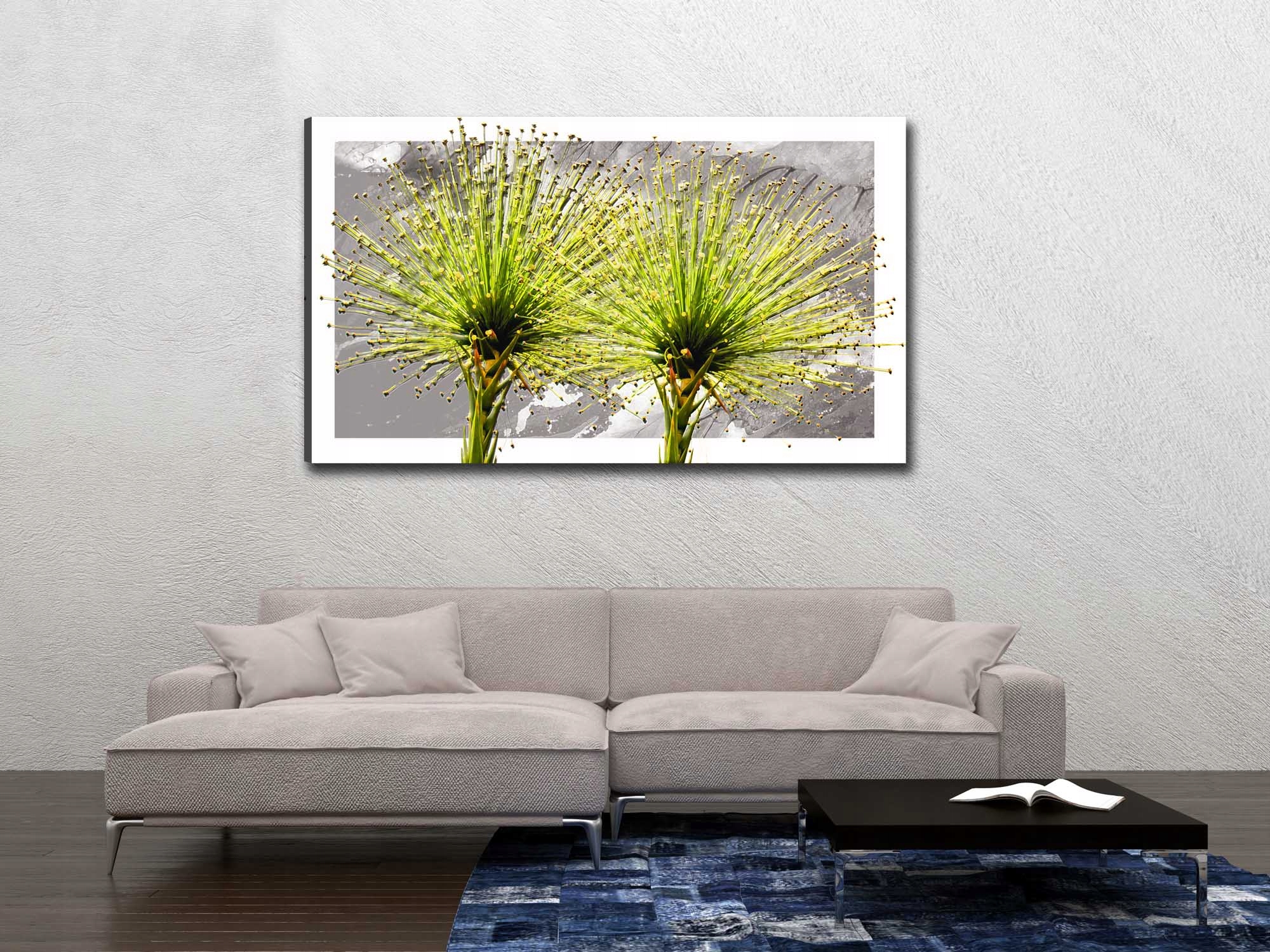 KWIAT DMUCHAWIEC 120x70 obraz do kuchni salonu na ścianę płótno Marka inna