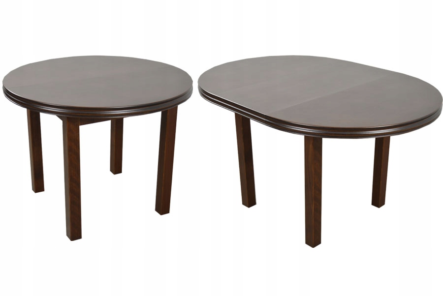 ZESTAW OKRĄGŁY STÓŁ 100cm i 4 KRZESŁA z drewna Kod producenta D-3