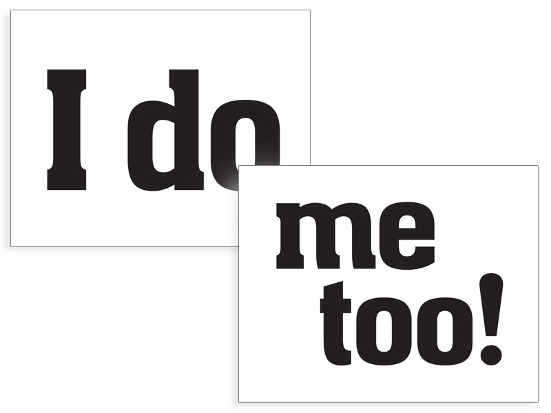

Naklejki I Do Me Too! pod buty dla męża żony ślub