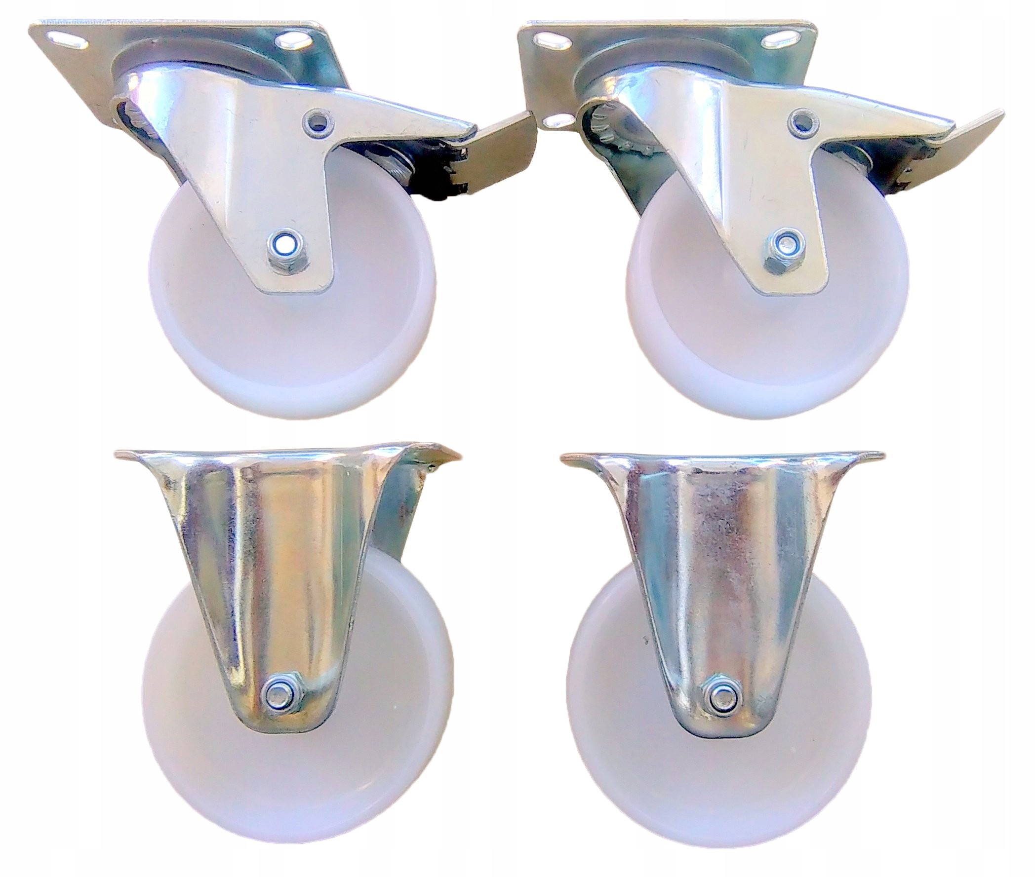 Kpl. 4 ks Kolečko kola Poliamid 125 mm 500 kg.