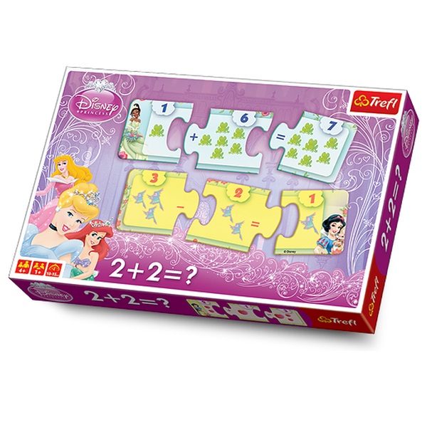 Trefl Gra Link Puzzle Matematyczne 2+2 Księżniczki