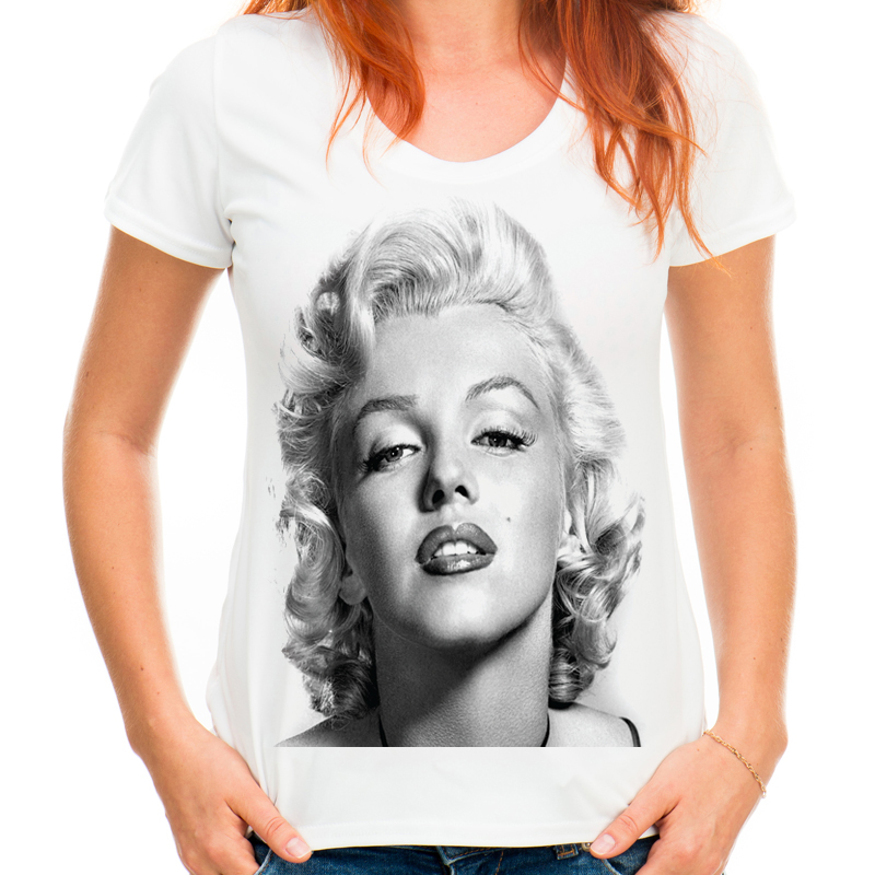 

Koszulka z Marilyn Monroe na walentynki prezent Xs