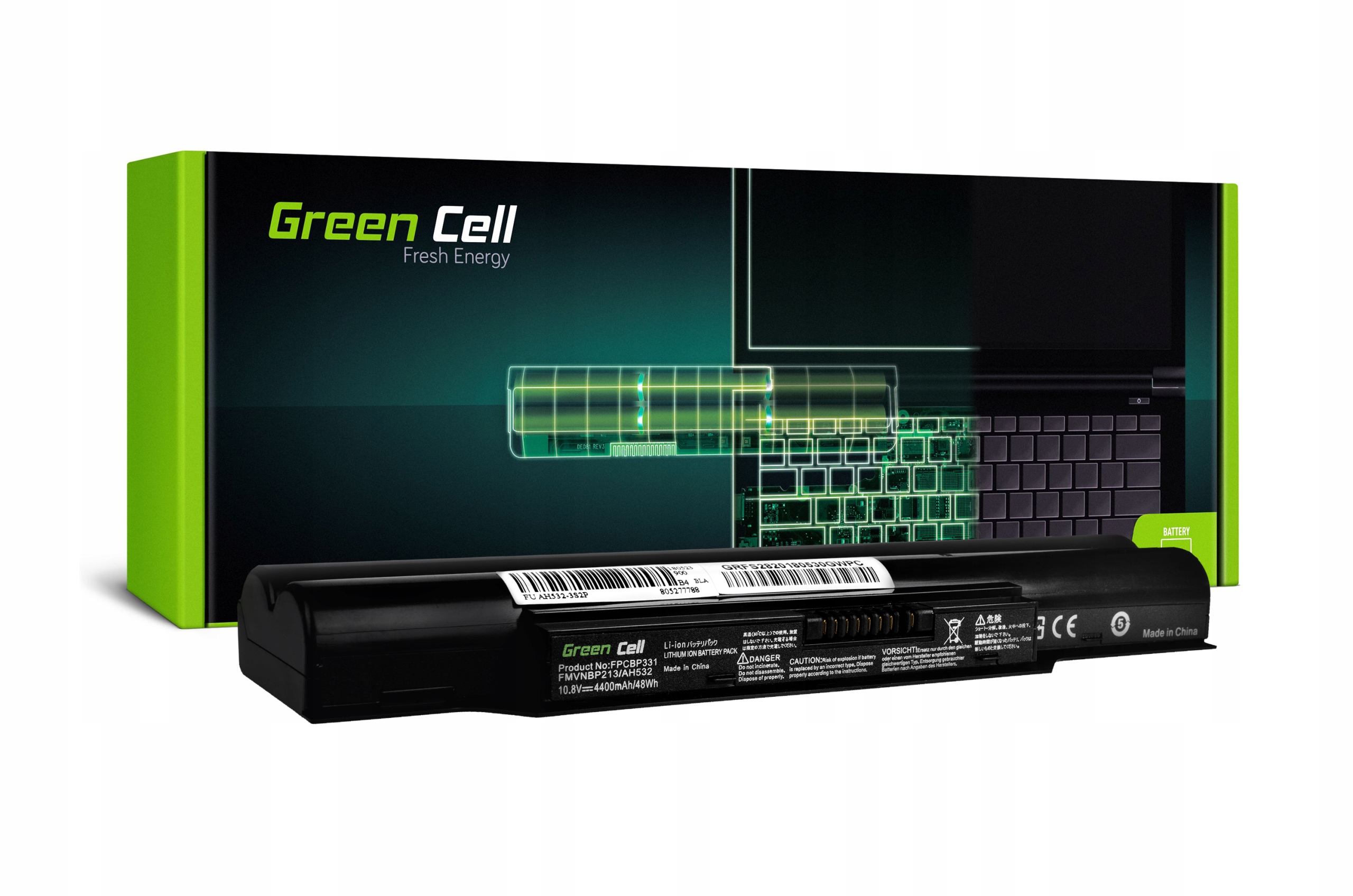

Bateria FPCBP331 do Laptopa Fujitsu A512 AH502