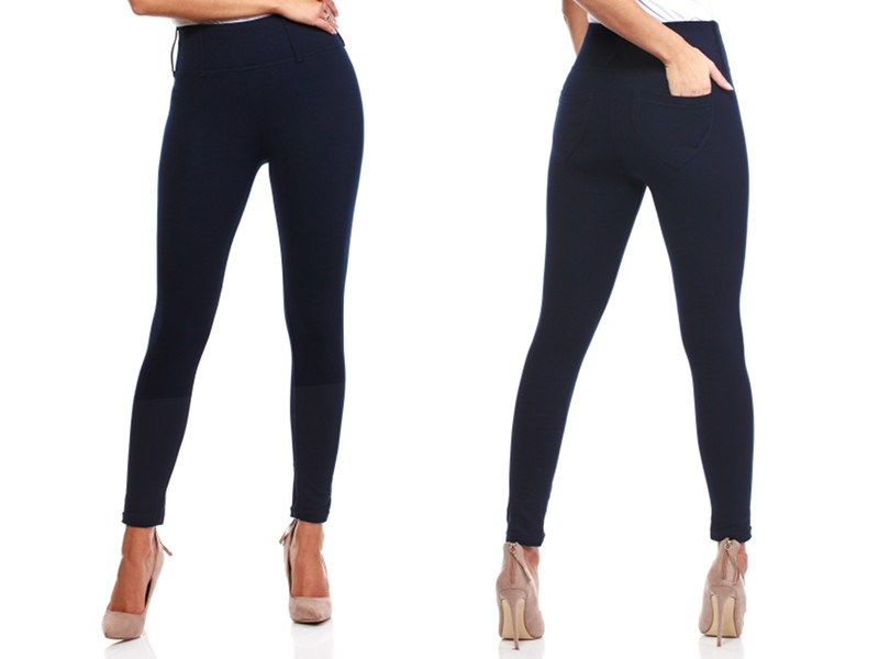 

Dopasowane Legginsy rurki Spodnie getry 38/40 M/L