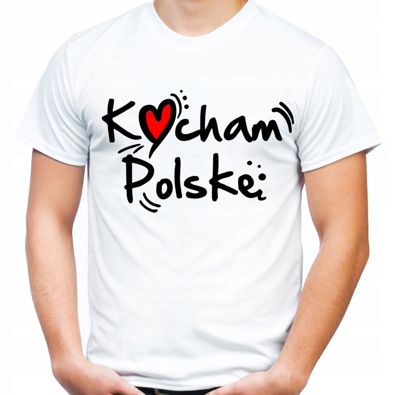 

Koszulka kocham Polskę i love Poland Polska Hq - S
