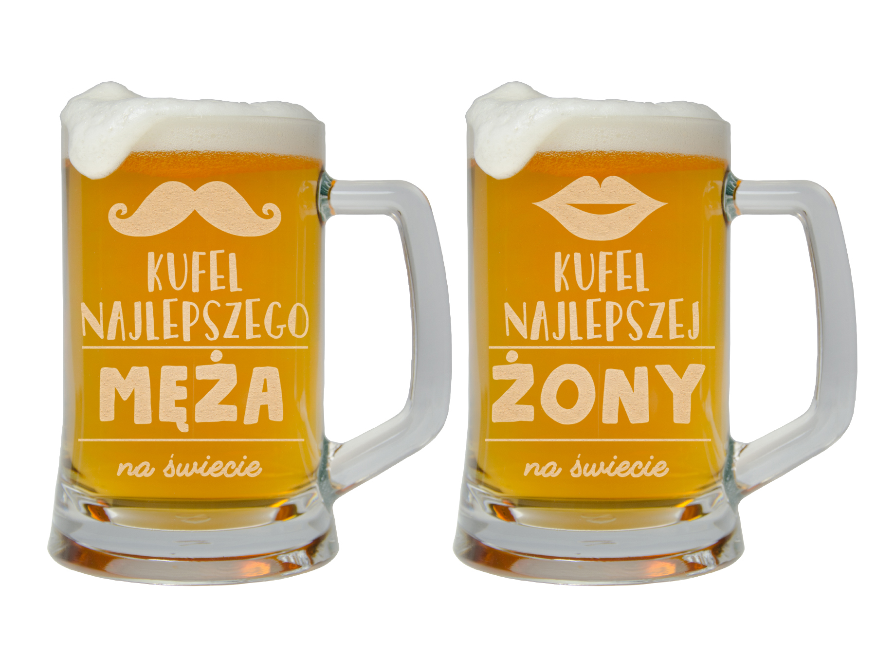 

Kufle Do Piwa Z Grawerem Dla Żony I Męża 500ml