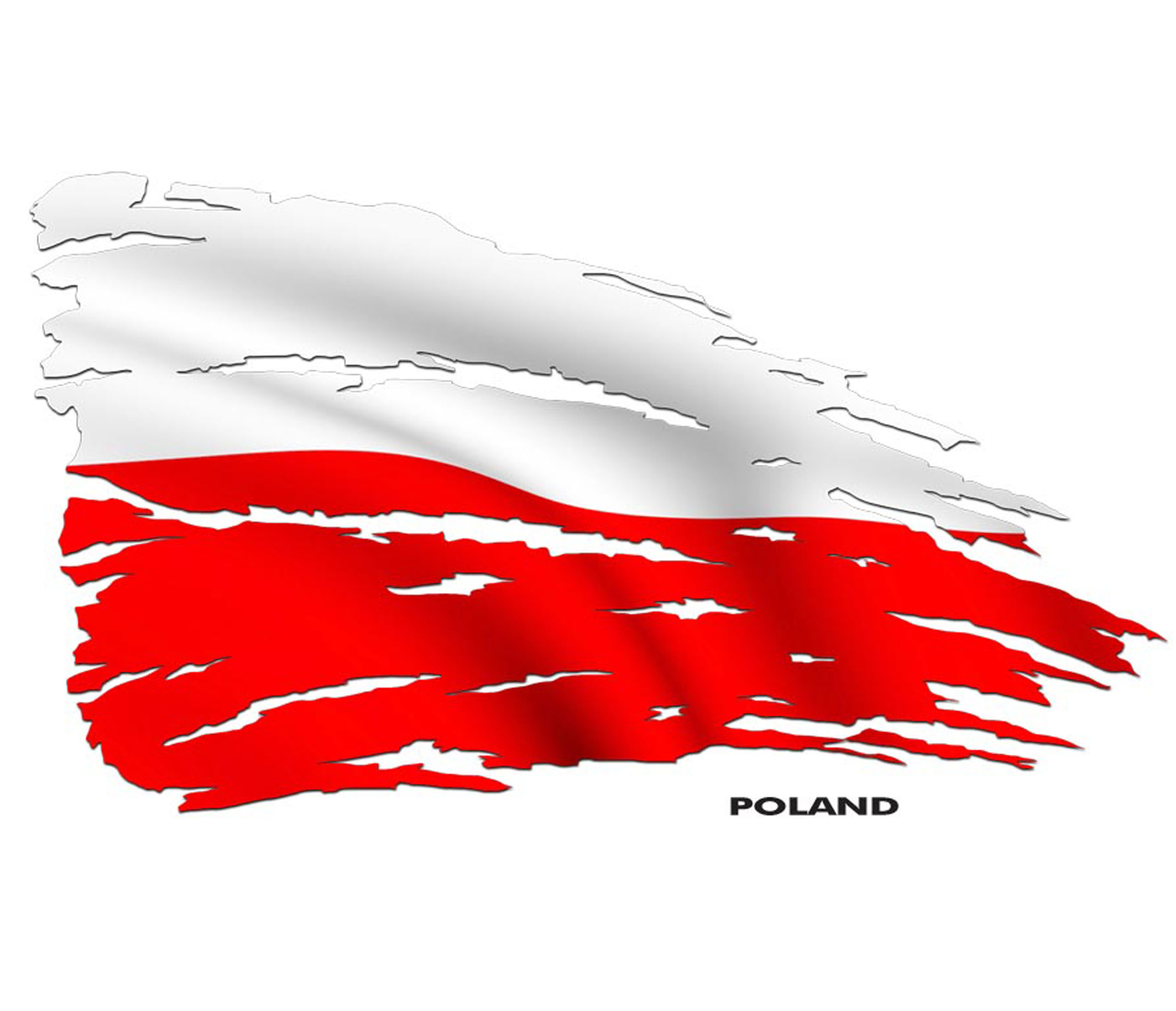 

Naklejka Naklejki Flaga Polski Pl Komplet 2szt. Uv