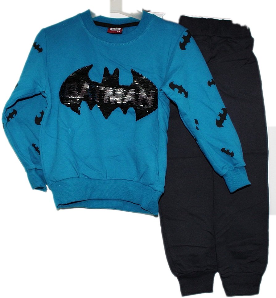 

Enes * Dres Komplet Batman magiczne cekiny 12 m