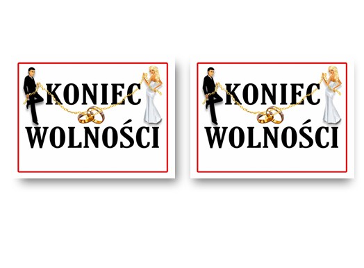 

Naklejki na pod buty dla męża i żony na ślub N16