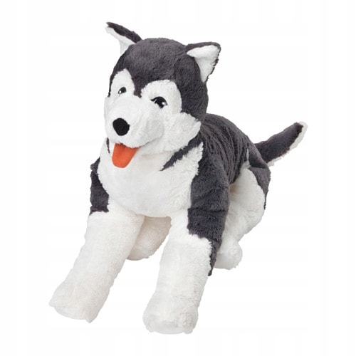 

Ikea pluszak miś Livlig pies siberian husky 57cm