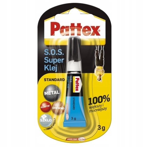 

Pattex Sos Klej 3g Do Metalu Ceramiki Porcelany