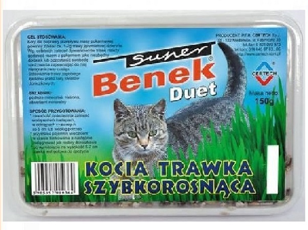 

Benek Trawka Trawa Dla Kota Szybkorosnąca 150G