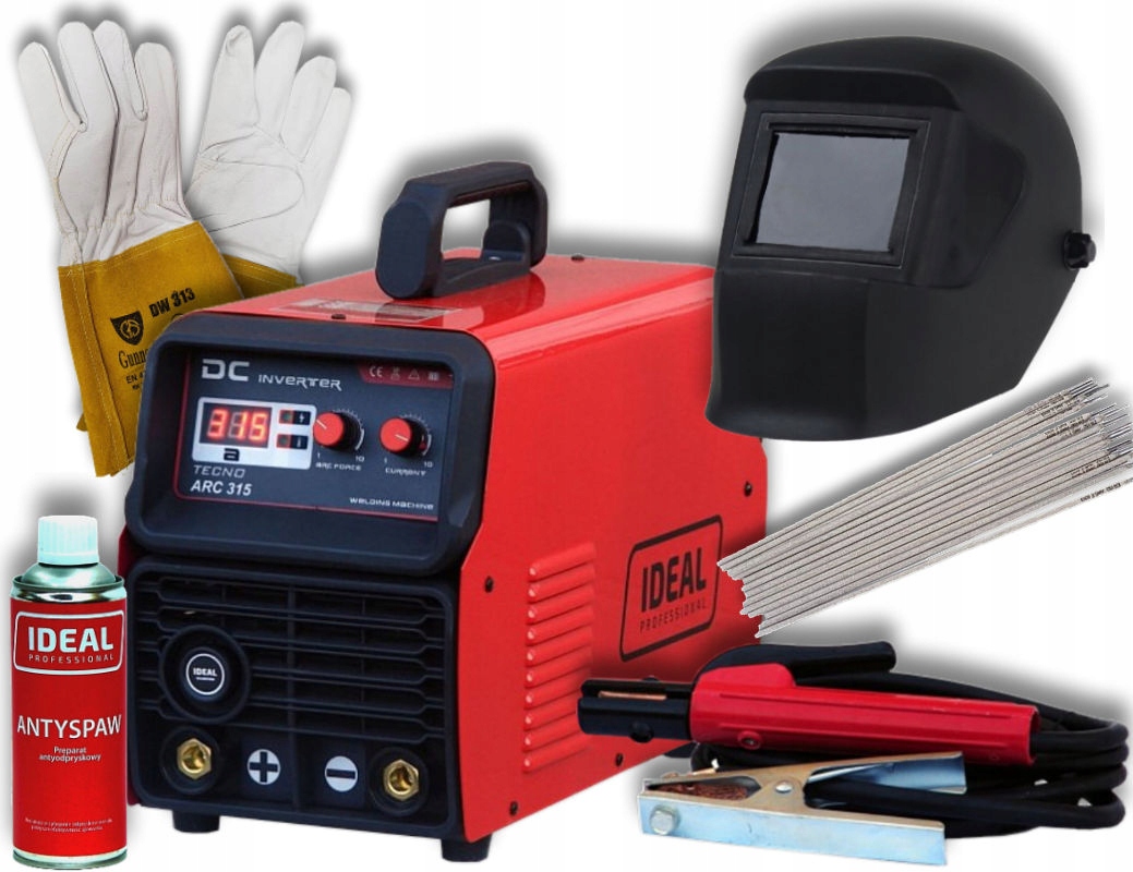 

Spawarka inwert. Tecnoarc 315 Digital Ideal Zestaw