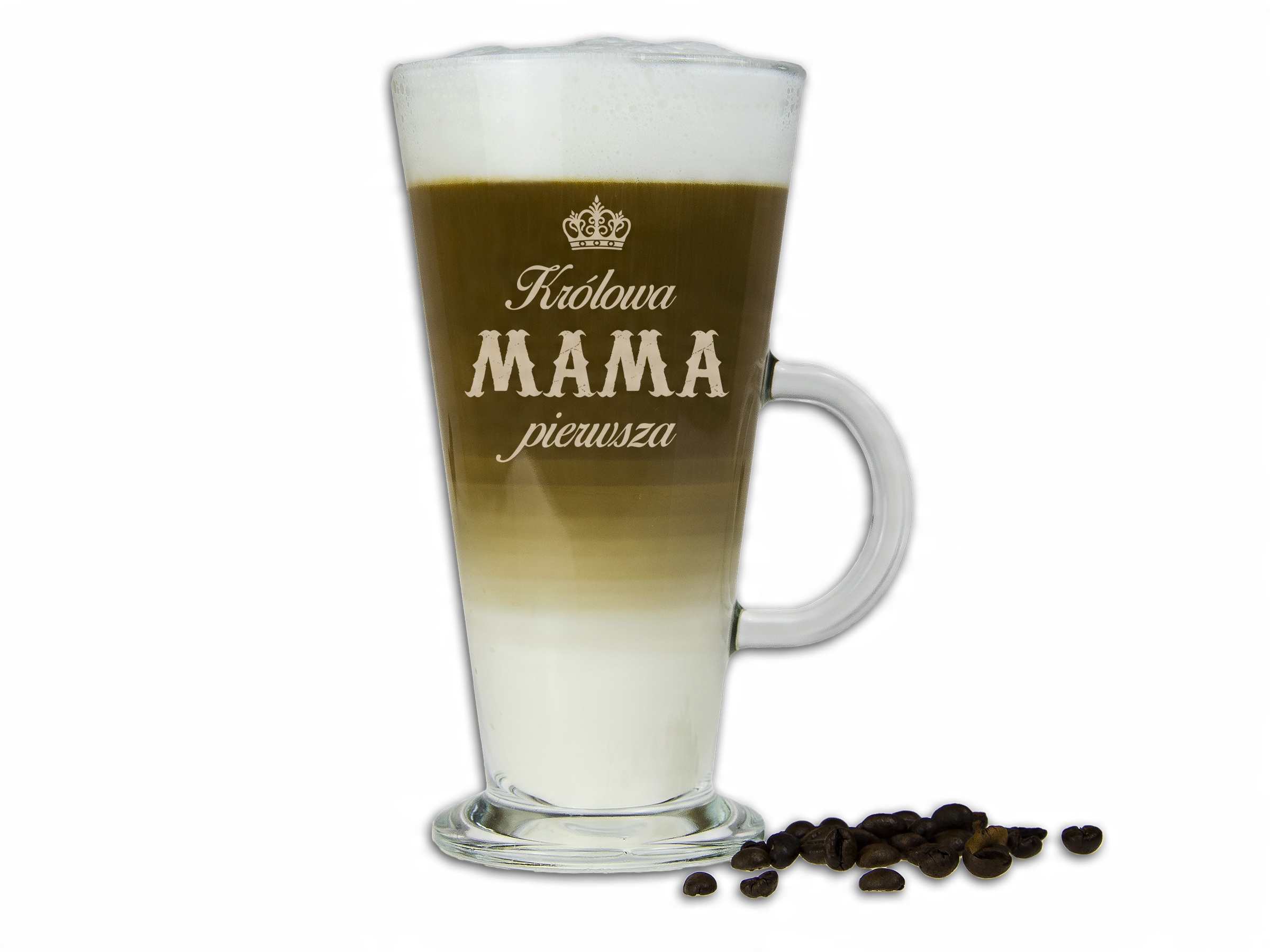 

Szklanka Latte Dla Mamy Na Prezent Grawer 455ml