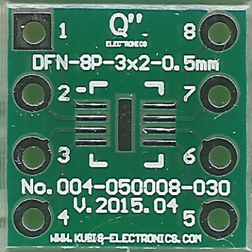 DFN8-3x2 0,50 mm na DIP 0,3&quot;.