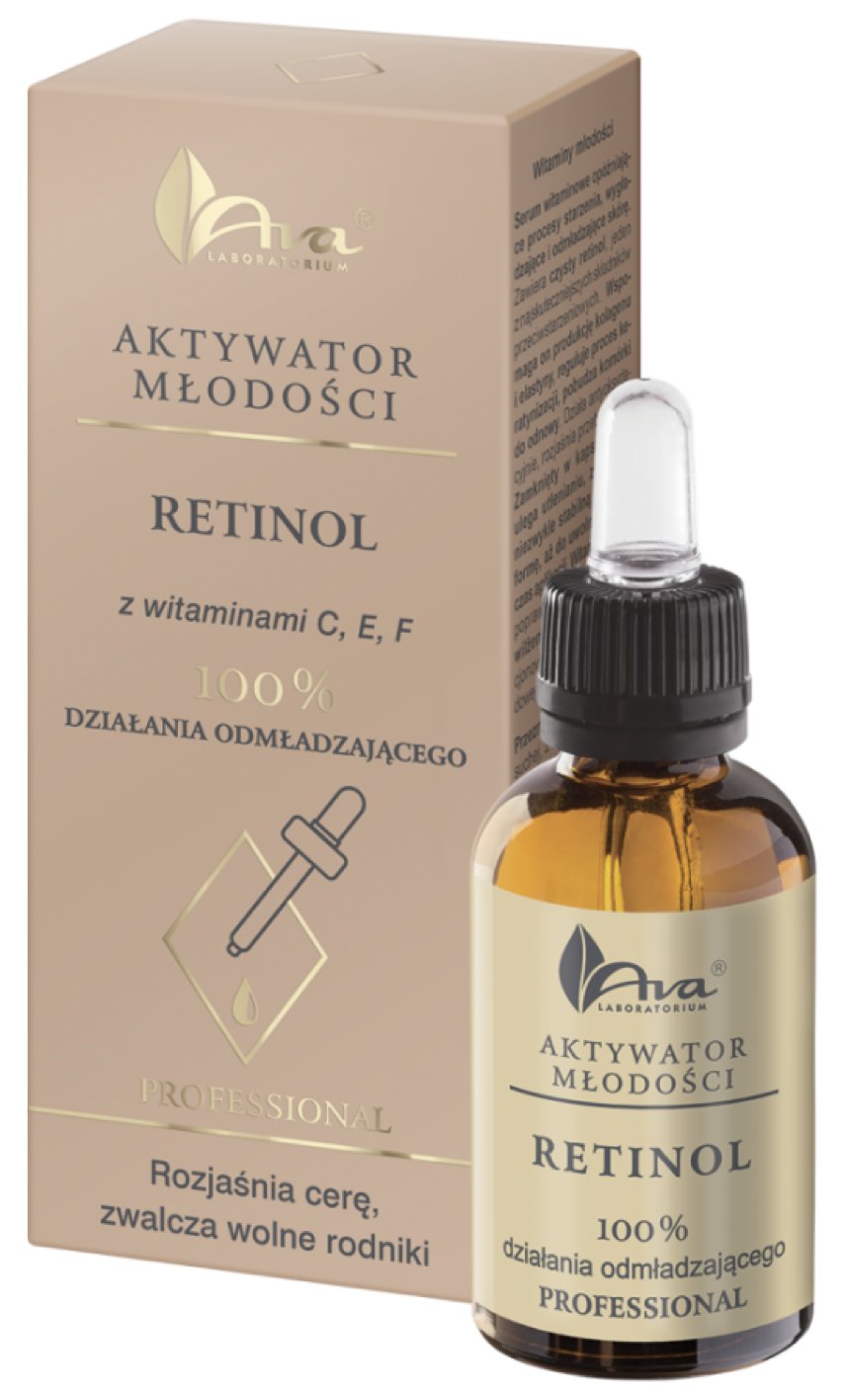 

Ava Aktywator Młodości Retinol Wit C E F Odmładza