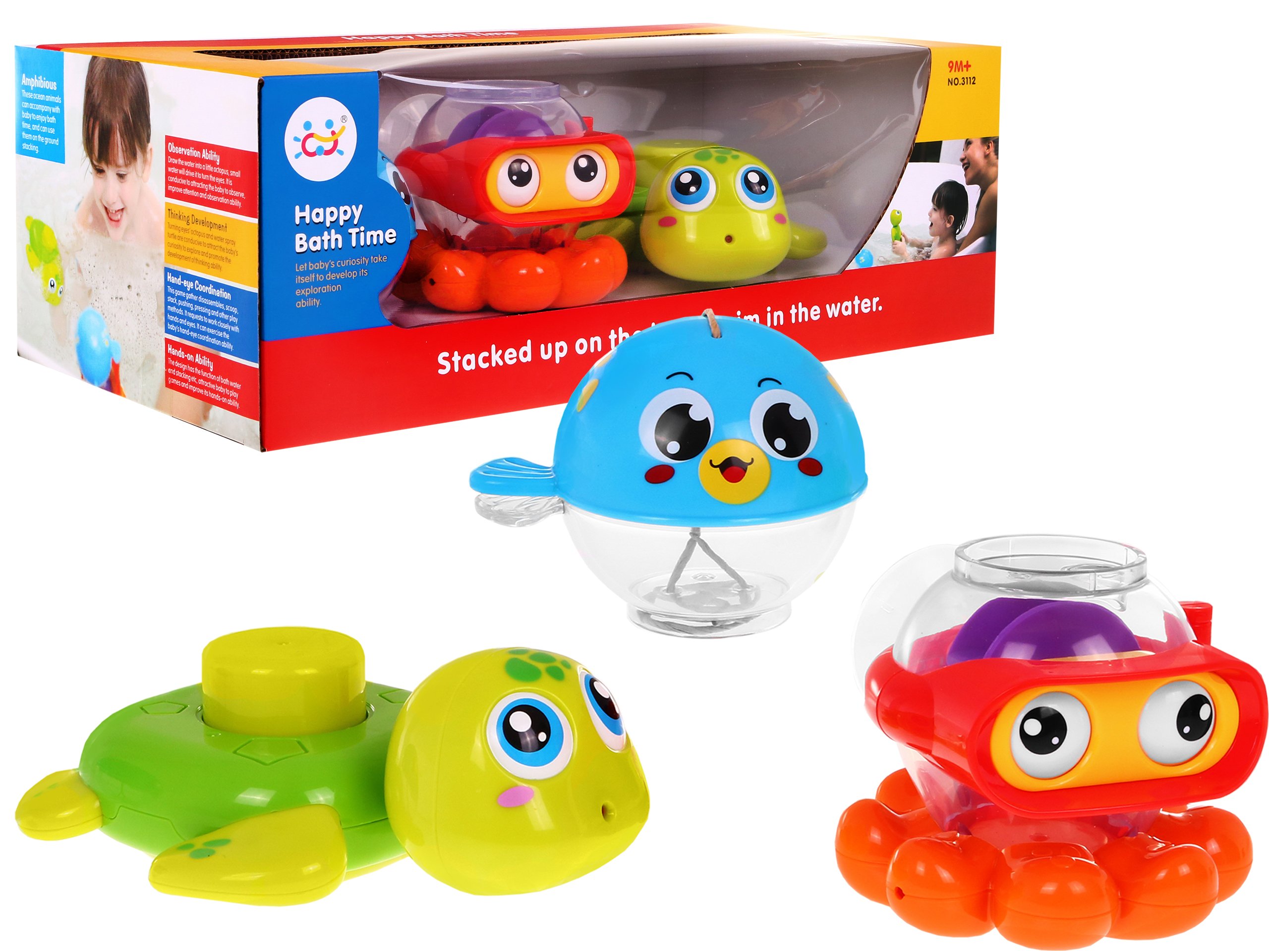 Zestaw Zabawek Do Kąpieli Wodna Piramida żółwik 7477341298 Zestaw Zabawek Do Kąpieli Wodna Piramida żółwik 7477341298