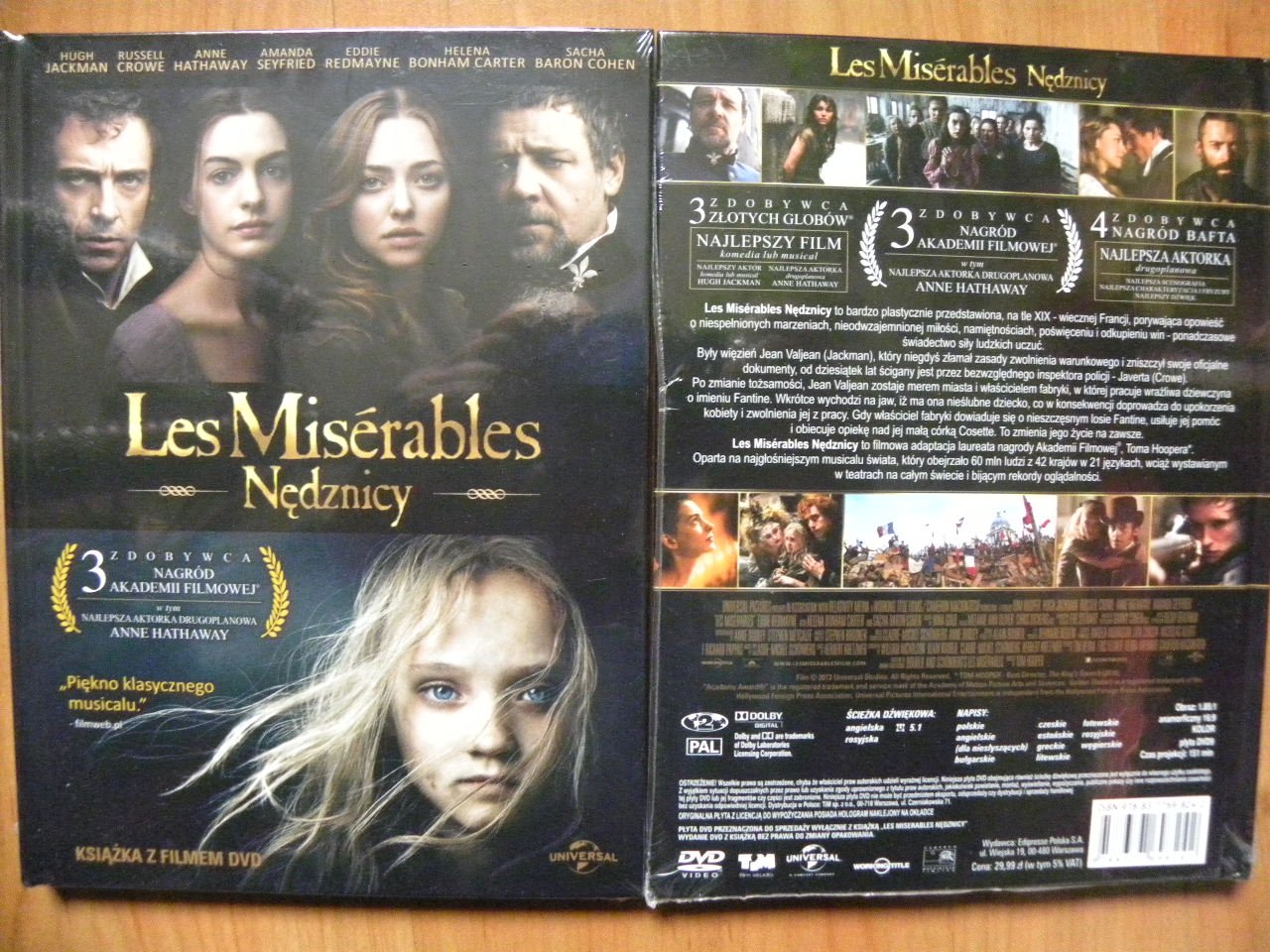 Les Miserables Nędznicy Książka I Film 6569863597 Oficjalne